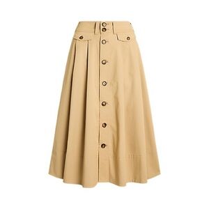 Button-Front Micro-Sanded Twill Skirt
Lauren size 2 women’s